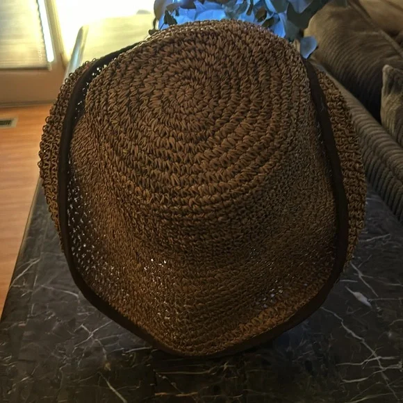 Kathy Jeanne Jute Hat with Comfort Wear Stretch Band - Picture 4 of 6